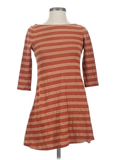 Pre-owned Bdg Casual Dress In Brown