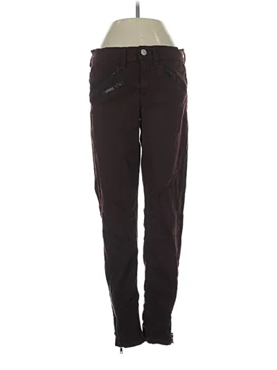 Pre-owned Bdg Casual Pants In Burgundy