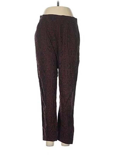 Pre-owned Bdg Casual Pants In Burgundy
