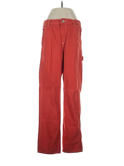Pre-owned Bdg Casual Pants In Red