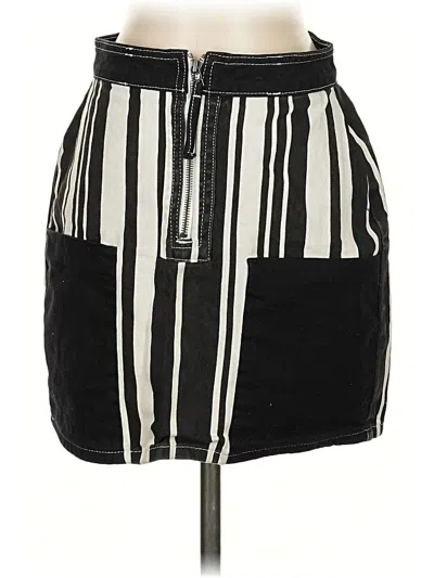 Pre-owned Bdg Casual Skirt In Black