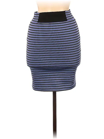 Pre-owned Bdg Casual Skirt In Blue