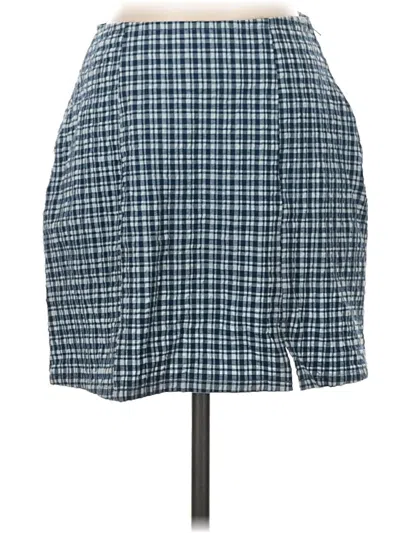 Pre-owned Bdg Casual Skirt In Blue