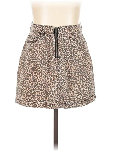 Pre-owned Bdg Casual Skirt In Brown