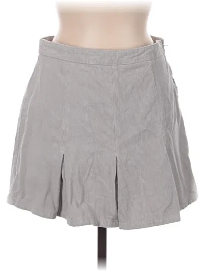 Pre-owned Bdg Casual Skirt In Gray