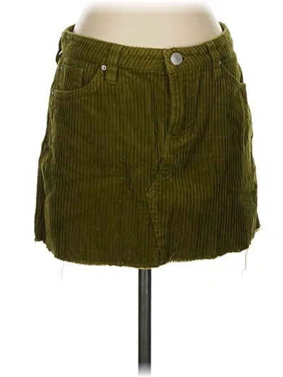 Pre-owned Bdg Casual Skirt In Green