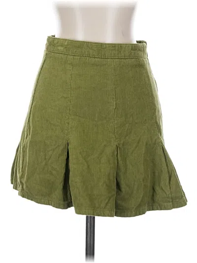 Pre-owned Bdg Casual Skirt In Green