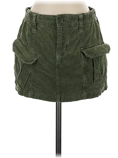 Pre-owned Bdg Casual Skirt In Green