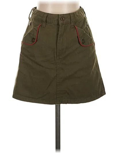 Pre-owned Bdg Casual Skirt In Green