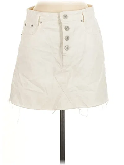 Pre-owned Bdg Casual Skirt In White