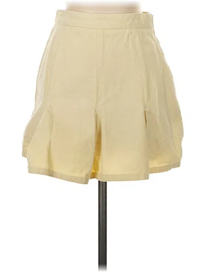 Pre-owned Bdg Casual Skirt In Yellow