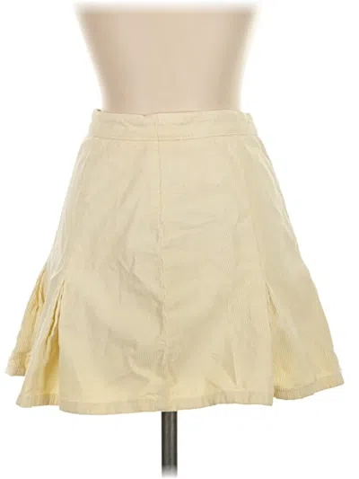 Pre-owned Bdg Casual Skirt In Yellow