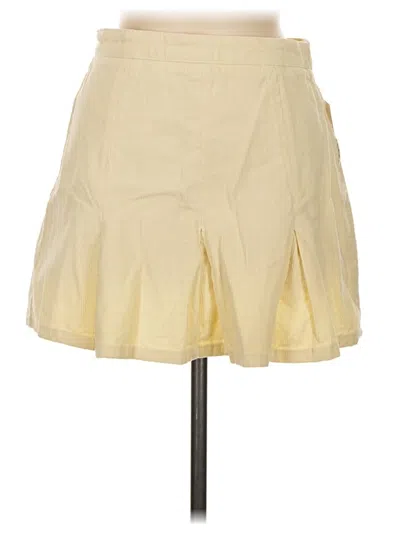 Pre-owned Bdg Casual Skirt In Yellow
