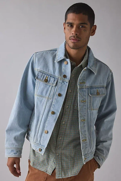 Bdg Classic Denim Trucker Jacket In Light Blue, Men's At Urban Outfitters