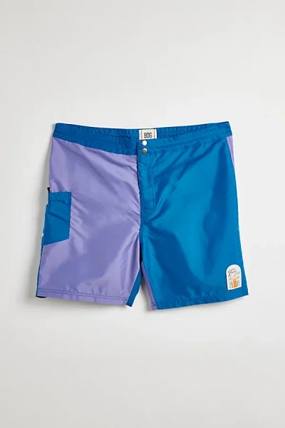 Bdg Colorblocked Board Short In Blue, Men's At Urban Outfitters