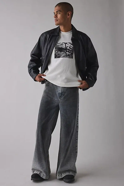 Bdg Cone Relaxed Fit Jean In Cat Scratch, Men's At Urban Outfitters In Gray
