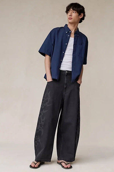 Bdg Cyber Cocoon Fit Jean In Washed Black, Men's At Urban Outfitters