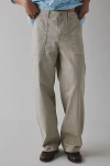 Bdg Dayton Herringbone Twill Pant In Light Grey, Men's At Urban Outfitters In Gray