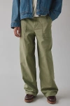 Bdg Dayton Herringbone Twill Pant In Olive, Men's At Urban Outfitters In Green