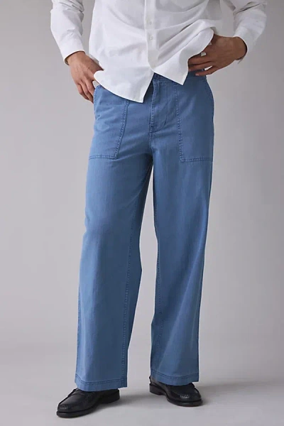 Bdg Dayton Herringbone Twill Pants In Blue, Men's At Urban Outfitters