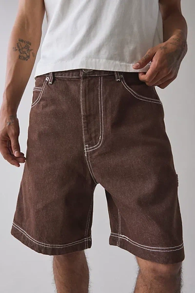 Bdg Denim Carpenter Short In Brown, Men's At Urban Outfitters