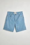 Bdg Denim Carpenter Short In Vintage Denim Light, Men's At Urban Outfitters In Cabin Wash