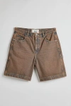 Bdg Denim Carpenter Short In Chocolate, Men's At Urban Outfitters