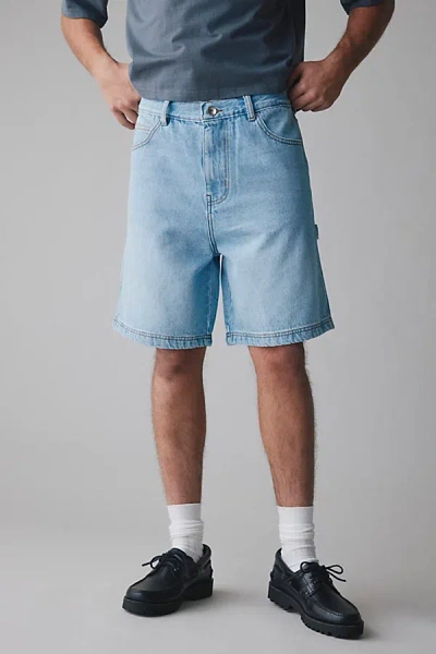 Bdg Denim Carpenter Short In Ice Wash, Men's At Urban Outfitters