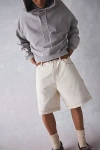 Bdg Denim Carpenter Short In Ivory, Men's At Urban Outfitters
