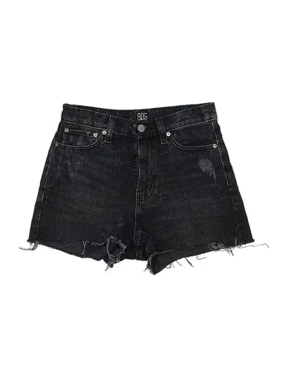 Pre-owned Bdg Denim Shorts In Black