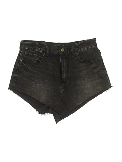 Pre-owned Bdg Denim Shorts In Black