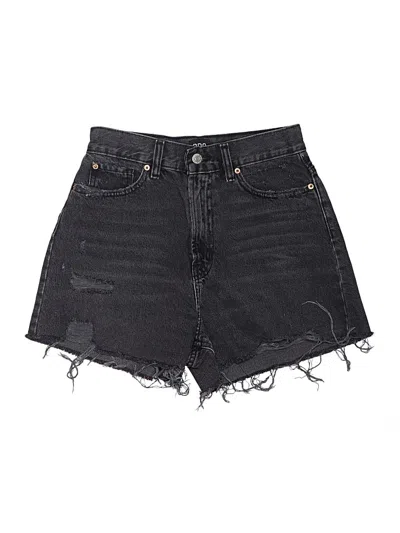 Pre-owned Bdg Denim Shorts In Black
