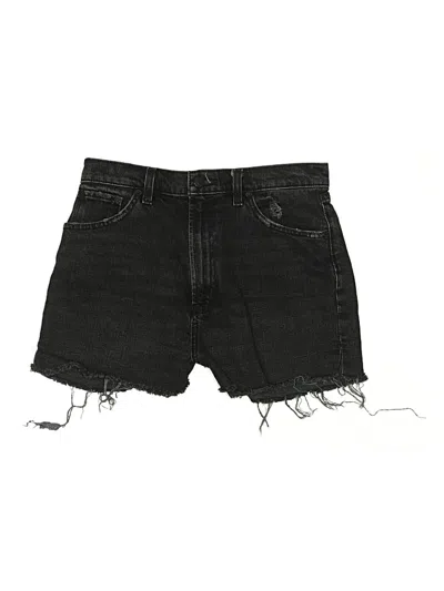 Pre-owned Bdg Denim Shorts In Black