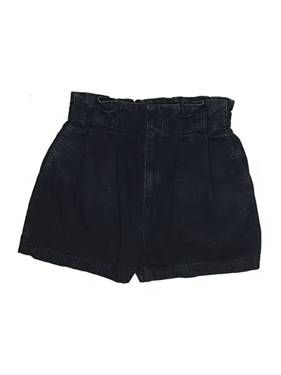 Pre-owned Bdg Denim Shorts In Black