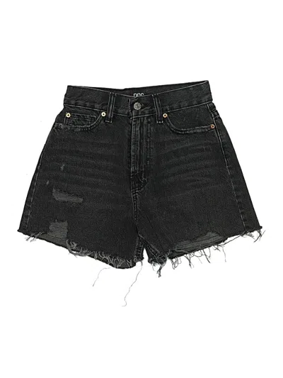 Pre-owned Bdg Denim Shorts In Black