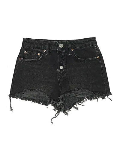Pre-owned Bdg Denim Shorts In Black