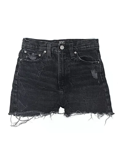 Pre-owned Bdg Denim Shorts In Black