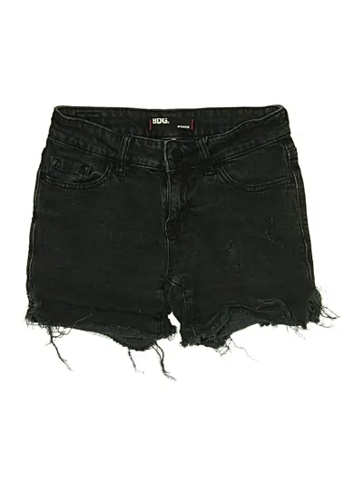 Pre-owned Bdg Denim Shorts In Black