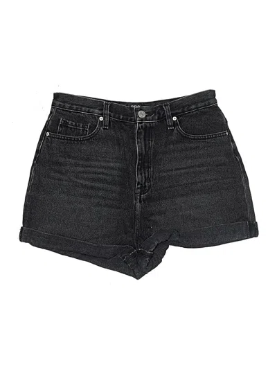 Pre-owned Bdg Denim Shorts In Black