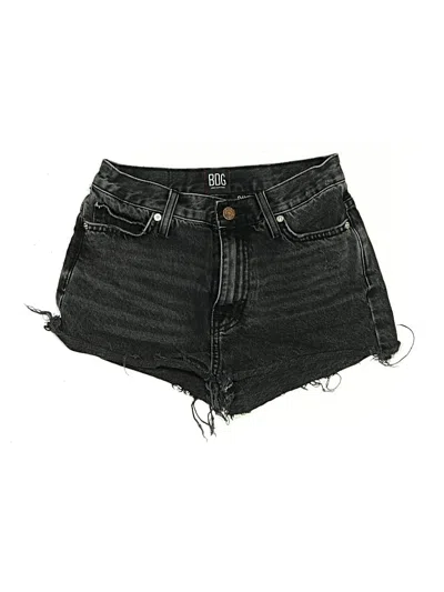 Pre-owned Bdg Denim Shorts In Black