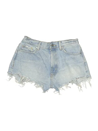 Pre-owned Bdg Denim Shorts In Blue