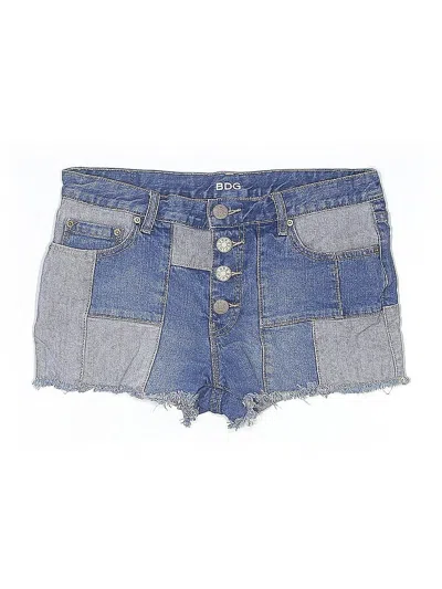 Pre-owned Bdg Denim Shorts In Blue