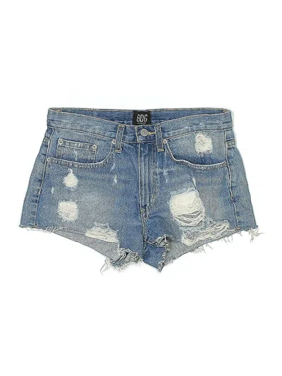 Pre-owned Bdg Denim Shorts In Blue
