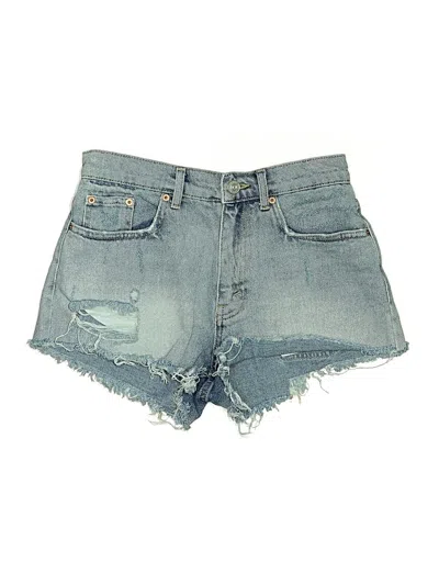 Pre-owned Bdg Denim Shorts In Blue