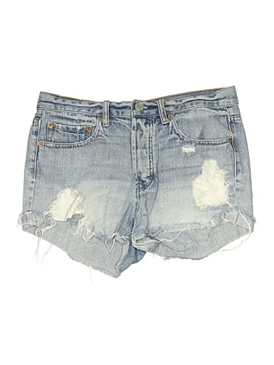 Pre-owned Bdg Denim Shorts In Blue