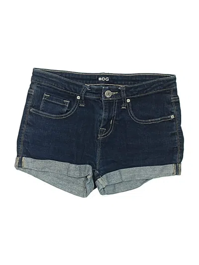Pre-owned Bdg Denim Shorts In Blue