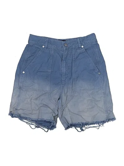 Pre-owned Bdg Denim Shorts In Blue
