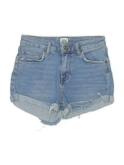 Pre-owned Bdg Denim Shorts In Blue
