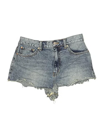Pre-owned Bdg Denim Shorts In Blue