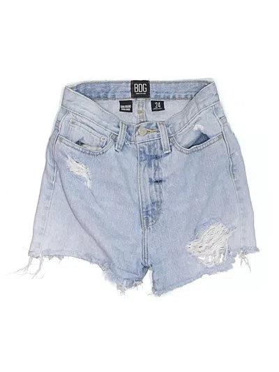 Pre-owned Bdg Denim Shorts In Blue